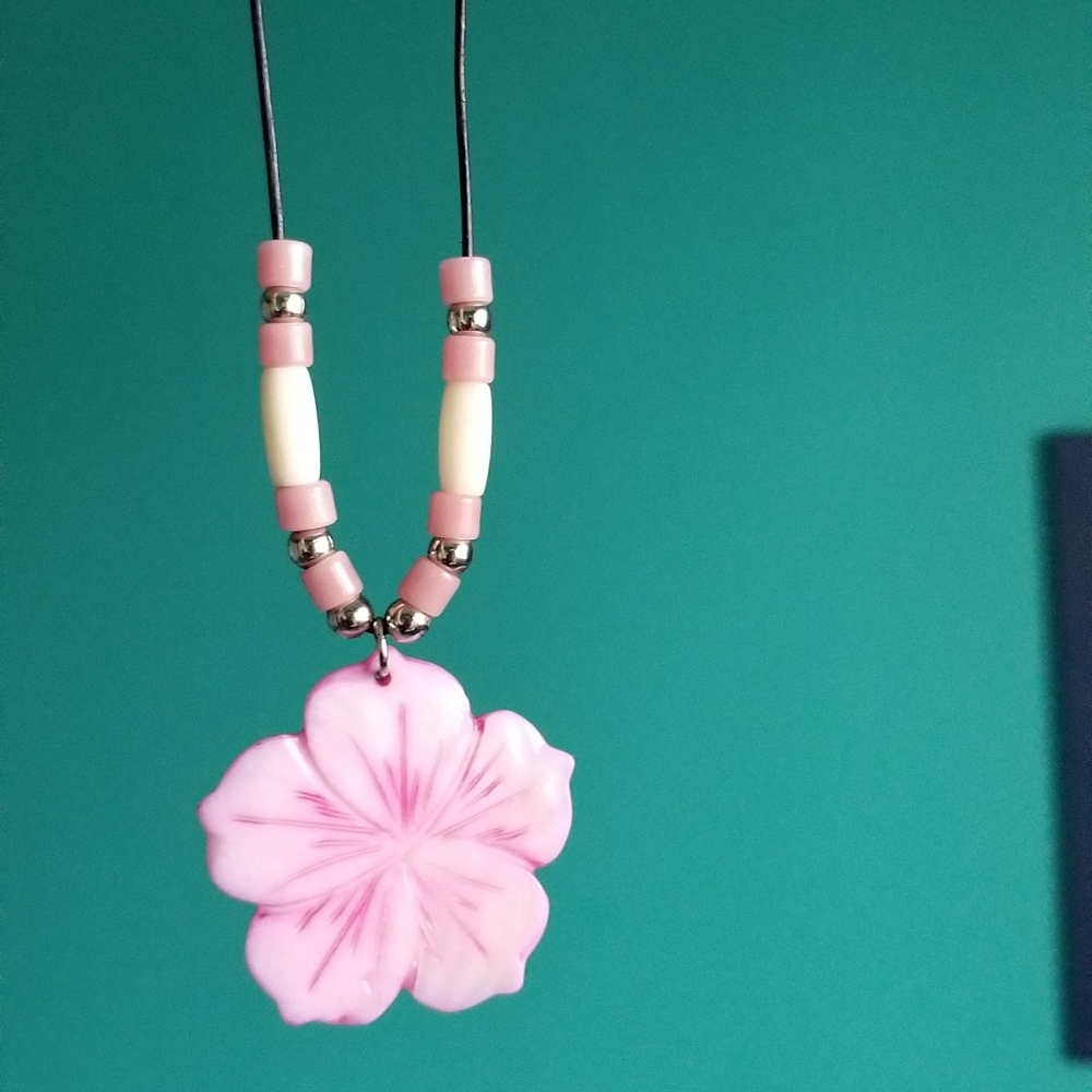 Y2k cute flower necklace